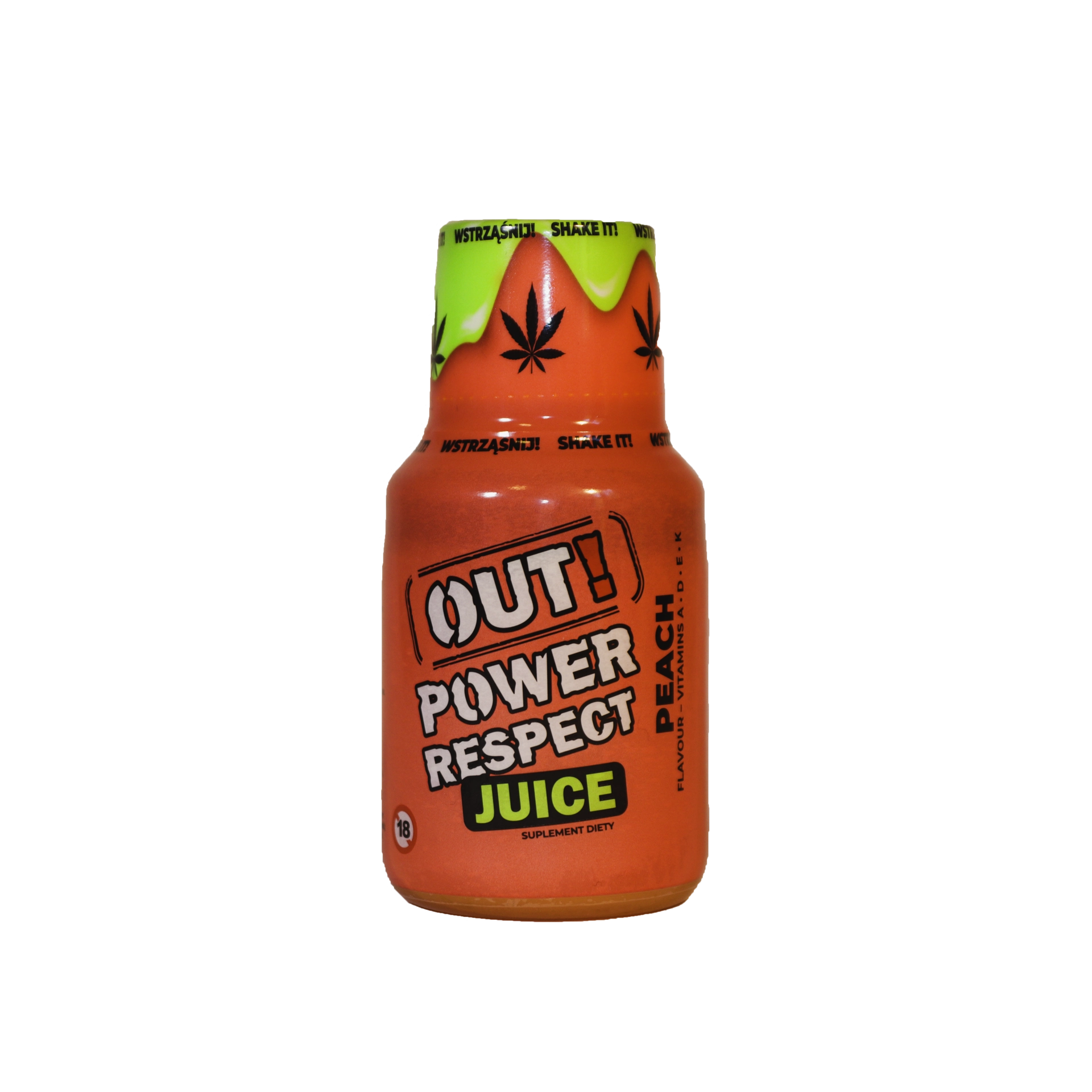 Shot Konopony OUT! Power Respect - Peach