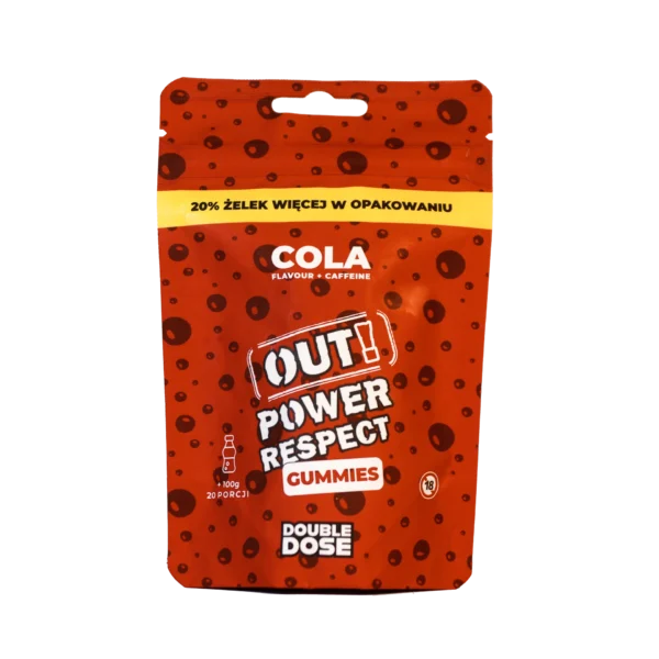 Żelki Konopne OUT! Power Respect - Cola + Caffeine