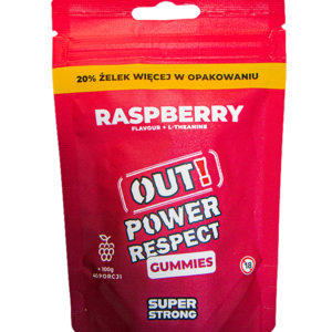 Na stronę2 Żelki Konopne OUT! Power Respect - Raspberry